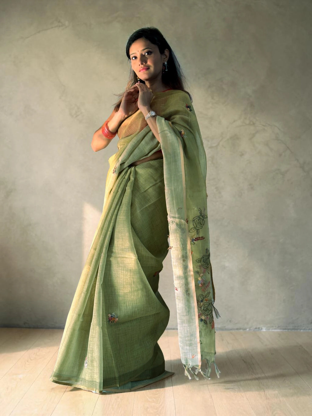 Meadow Bloom Saree