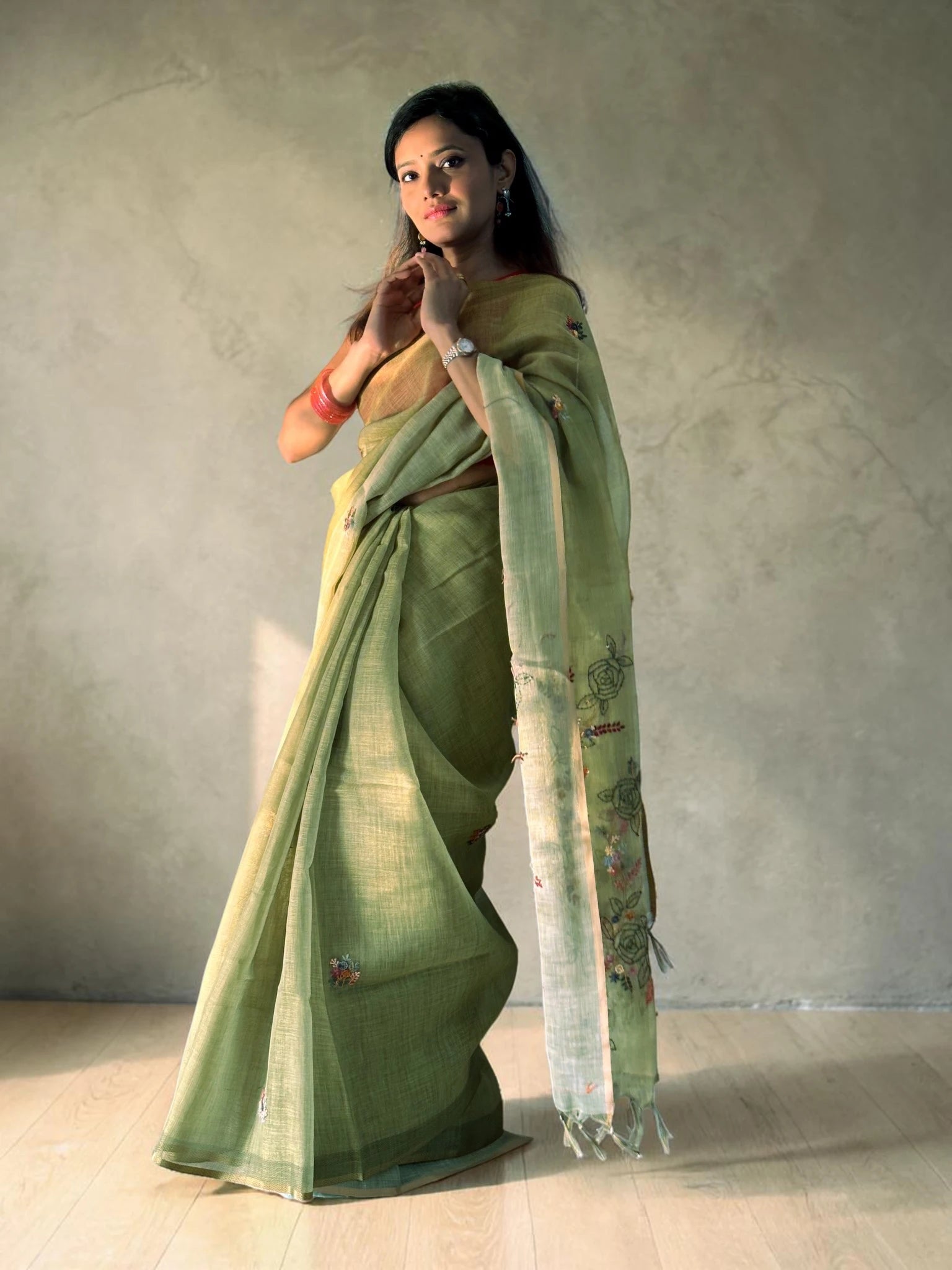 Meadow Bloom Saree